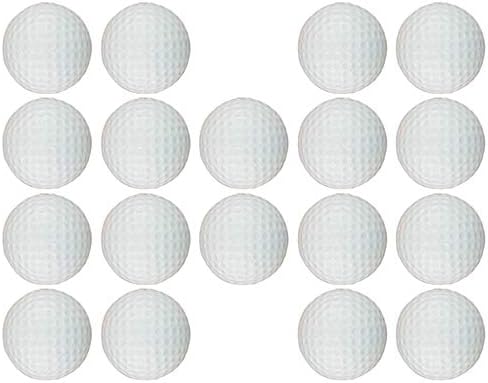 Dsmile White Foam Golf Practice Balls 18 Pack Light Soft Elastic Training Multifunction Sport Balls