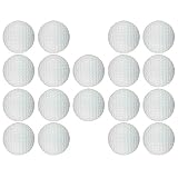 Dsmile White Foam Golf Practice Balls 18 Pack Light Soft Elastic Training Multifunction Sport Balls