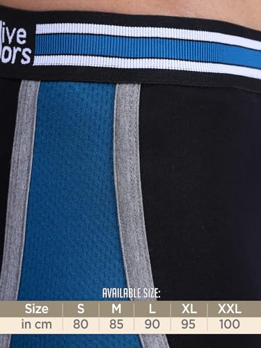 Image of RUPA Colors Mens Premium Sporty Front Open Mini Trunks| Breathable Fabric | Super Stretchable | Pack of 2
