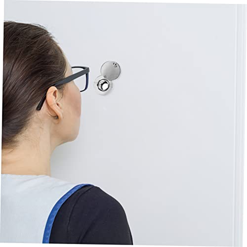 Visor de puerta con tapa de privacidad de acero inoxidable, visor resistente para puerta principal miniatura 7