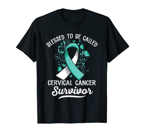 Bendecido de ser llamado sobreviviente Conciencia sobre el cáncer cervical Camiseta