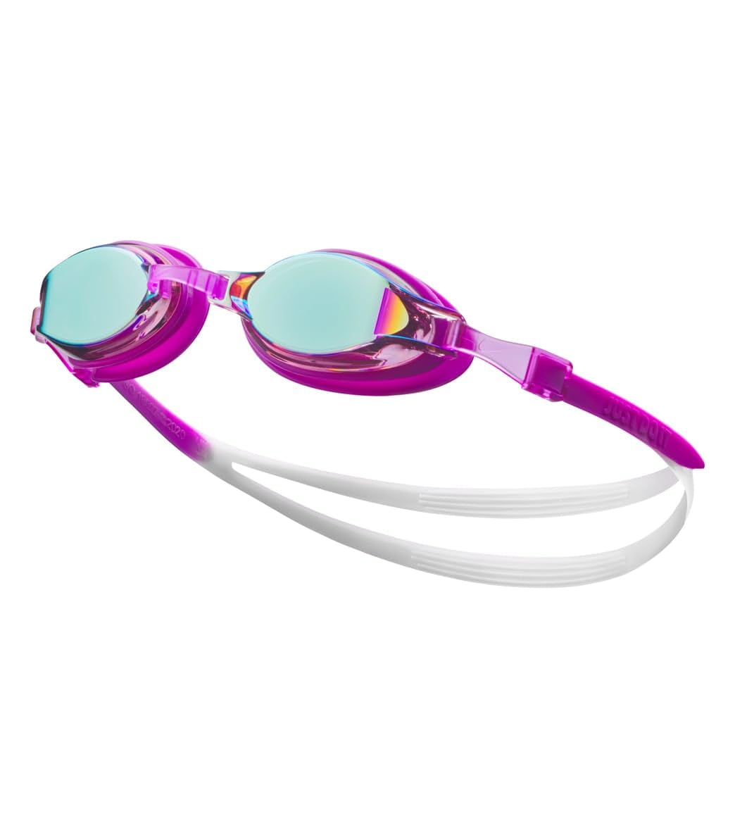 Nike Gafas cromadas espejadas, color morado vívido