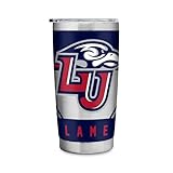 Rico Industries NCAA Liberty Flames 20oz Stainless Steel Tumbler with Lid - Great For Coffee, Tea, Water or Cocktails