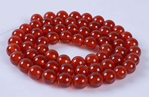 Agate rouge perles rondes 6mm pour réparer et créer des bijoux