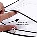Office Werks Stitched Job Ticket Holder 11 x 17 Inch, Clear Work Order Plastic Sleeves Holder, Document Print Holders, Perfect for Attaching to Machinery, File Cabinets, Racking & Hanging, 25 Pack