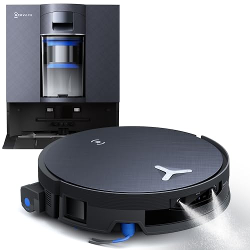 ECOVACS DEEBOT X12 OMNICYCLONE Robot Vacuum and Mop, 22,000Pa Blast Suction, FocusJet + OZMO Roller Self-Washing Mop, TruEdge Cleaning, Bagless OMNICYCLONE Station, ZeroTangle, AIVI 3D AI Navigation