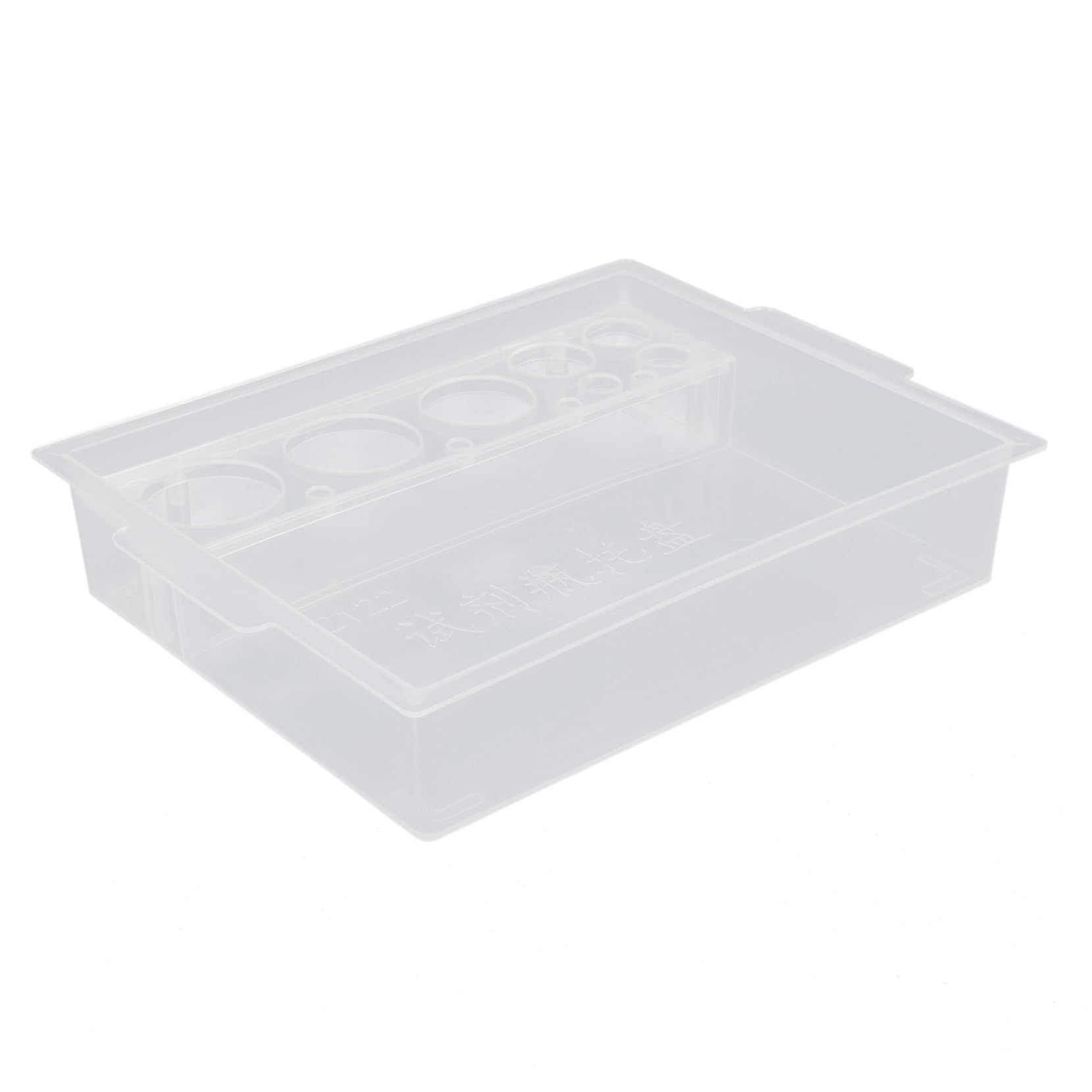 Alipis Sturdy Square Aquarium Lab Tube Holder Plastic Test Tube Rack for Research Science