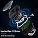 AGPTEK Bluetooth Shower Speaker Radio with LED Screen, Portable Wireless Speaker with Redial Last Call and Handsfree Function for Bathroom, Pool, Car, Beach,Black