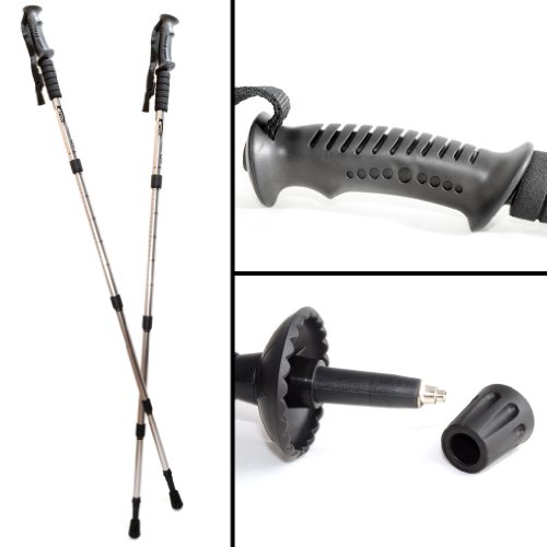 Durable Aluminium Nordic Walking Poles with