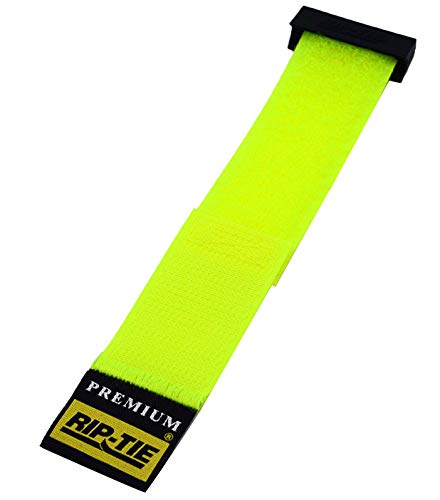 RIP-TIE 25.4mmX241.3mm リップロック ケーブルラップ ネオンイエロー 1パック