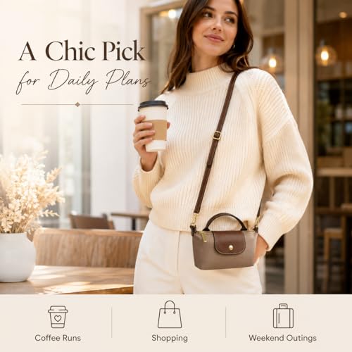 Mini bolso bandolera de nailon para mujer, pequeño bolso de mano con asa superior y correa ajustable para el hombro, bolsa casual con cierre de cremallera miniatura 3