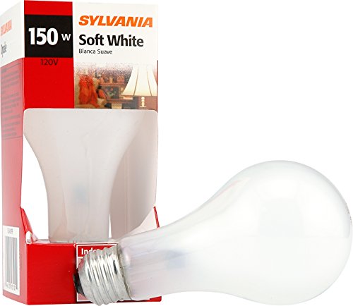 Sylvania A21 Incadescent Light Bulb, 150W, Dimmable, 2640 Lumens, 2850K, Soft White - 1 Pack (13101) #TOP2