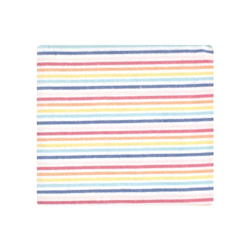 Image of Hudson Baby Unisex Baby Cotton Poly Flannel Receiving Blankets Bundle, Creative Rainbow, One Size