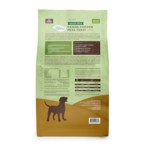 Image of NATURE'S LOGIC Grain-Free Dry Dog Food - Chicken Meal Feast, 25 lb