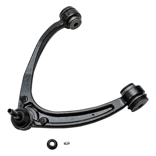 Image of Detroit Axle - 2 Front Right Upper Control Arms for 2007-2016 Chevrolet Silverado 1500 GMC Sierra 1500, Yukon XL 1500 Tahoe Cadillac Escalade EXT ESV Upper Control Arms w /Ball Joints Replacement