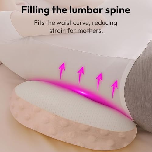 Image of StarAndDaisy Baby Pregnancy Pillow for Women | Maternity Pillow for Pregnancy Sleeping with Cuddle Pillow with Belly Support Adjustable Butterfly Design (LegSupport Blue)
