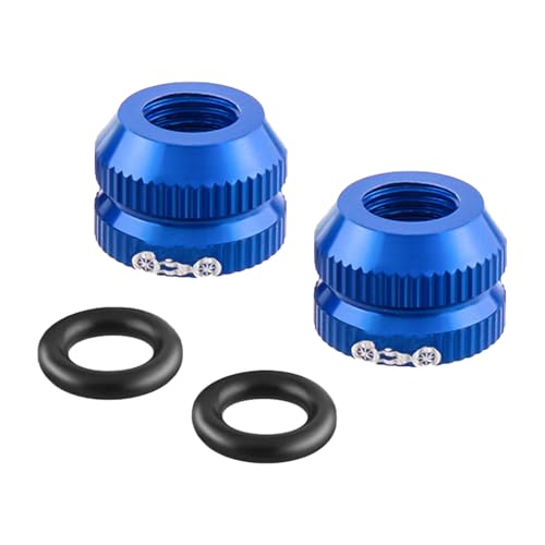 1ペア耐久性アルミニウム合金自転車バルブナットライトウェイト自転車バルブマウンテンおよびロードバイク用キャップ