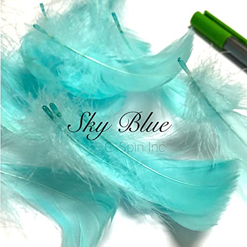 Apple Green Fluff Marabo Craft Feathers 10.5 Grams