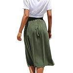 Naggoo-Womens-Polka-Dot-Midi-Skirts-Casual-High-Elastic-Waist-A-Line-Pleated-Midi-Chiffon-Skirts-with-Pockets