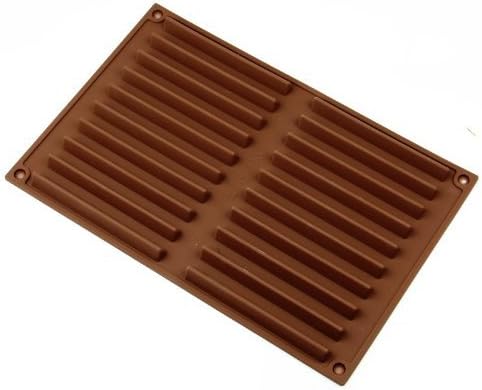 Wholeport 20-bar Triangle Loaf Cake Mold Silicone Mold Flexible Mold