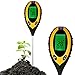 Medidor de Ph de Suelo, Medidor Humedad del Suelo/Luz/Ph/Termómetro 4 en 1, Kit de Prueba Digital de Suelo, Kit de Herramientas de Jardín Para El Cuidado de Las Plantas Que Incluye Batería