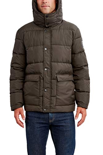 Image of HFX Men's Puffer Jacket With Hood, Water and Wind Resistant
