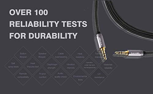 DUKABEL Aux Cable undergoing reliability tests for durability