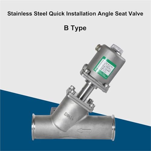 Vanne à siège incliné pneumatique 3/4" Tri-Clamp type C