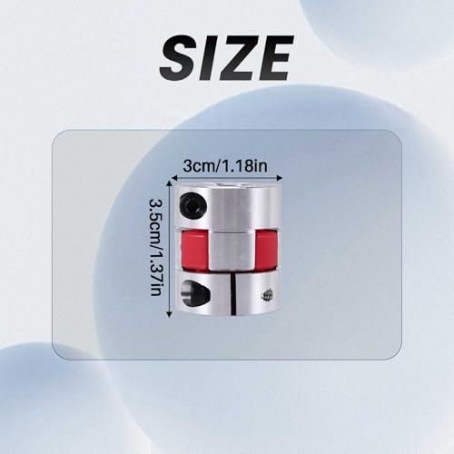 Myqqhbs 3.5 X 3cm Aluminium Flexible Wellenkupplung Schrittmotor Wellenkupplung Kupplung