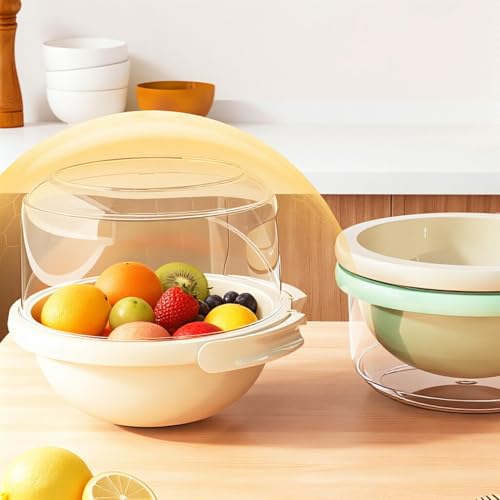 Cuenco para lavar verduras y frutas multifuncional con escurridor 5