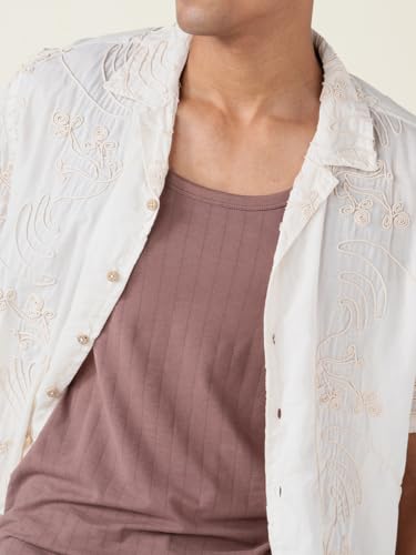 Image of DAMENSCH Anti-Bacterial Anti Odour Soft Pinstripe Cotton Vest