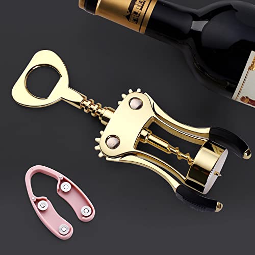 Drincarier WING CORKSCREW02 Wine Opener, Zinc Alloy Premium Wing Corkscrew Wine Bottle Opener thumb #7