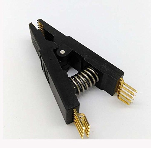 SOIC16 SOP16 test Clip 1.27mm pitch for in-circuit programming For EEPROM NOR Flash series NAND flash ROM SPI flash on ZIP USB Programmer TL866 EZP2010 RT809H