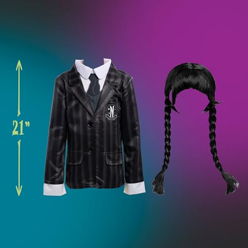 Disfraz Wednesday Addams 2 Piezas Talla 4-6 para Niñas miniatura 4