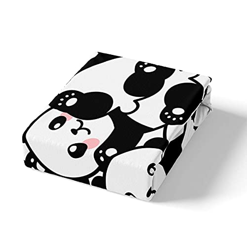 Homewish Kid Duvet Cover Double, Cute Panda Bedding Set for Bedroom Decor Kawaii Black White Bear Comforter Cover - Image 2