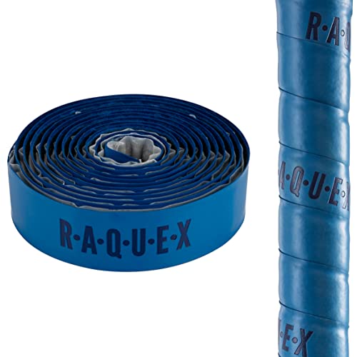 Raquex - Grip Acolchado Adhesivo de Poliuretano para Palo de Hockey: superadherente, Suave y Absorbente. Revestimiento Autoadhesivo. Longitud extralarga (Azul)