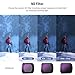 NEEWER ND Filter Set (4 Pack) Compatible with DJI Osmo Pocket 3 Creator Combo Accessories with 0.75X Wide Angle Lens & Screen Protectors, ND16 ND64 ND256 Black Diffusion 1/4 Filter, FL-B14