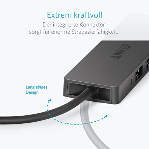 Anker 4-Port USB 3.0 Flacher Datenhub,Datensynchronisierung mit biszu 5Gbps – Ansicht 4