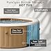 INTEX PureSpa 4 Person Bubble Massage Inflatable Hot Tub Spa Bundled with Battery Powered Multicolor LED Light, and Adjustable Headrest (2 Pack)