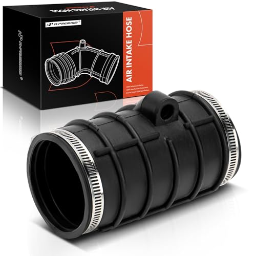 A-Premium Engine Air Clean Intake Tube Hose W/Clamps Compatible with BMW 535i 1989-1993, 735i 1987-1992, 735iL 1988-1992, 3.5L