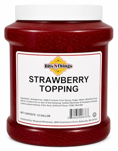 Strawberry Dessert Topping 64 oz | Ice Cream, Sundaes, Cheesecake