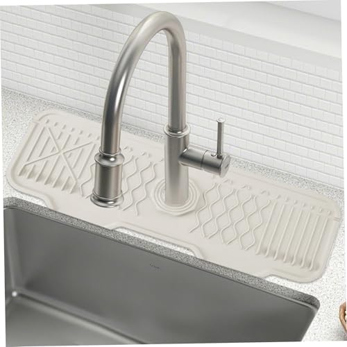 Adiós a las manchas de agua con el protector contra salpicaduras de silicona con drenaje 8