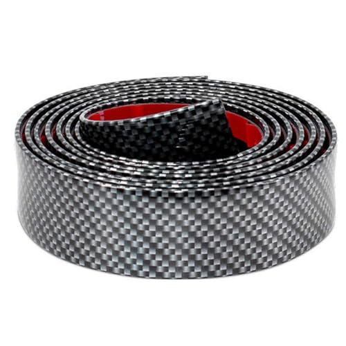Protection de coffre anti-rayures bande caoutchouc 3m aspect carbone pour pare-chocs auto