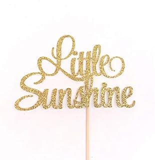 Atelier Elegance Little Sunshine Cake Topper, Sun Cake Topper, Sunshine Birthday