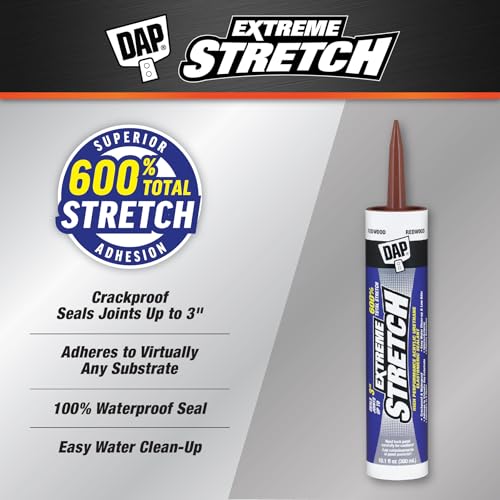 Image of DAP Extreme Stretch Acrylic Urethane Premium Elastomeric Sealant, Redwood, 10.1 Oz (7079818707)