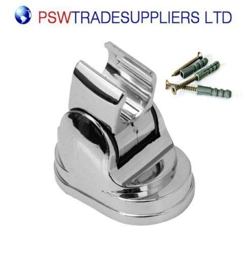Soporte de pared ajustable para alcachofa de ducha (ABS), cromado
