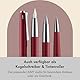 Lamy studio royalred Füller – universeller Füllfederhalter in elegantem Gehäuse aus Ganzmetall – mit propellerförmigem Clip & Stahlfeder in Strichbreite M – inkl. Tintenpatrone T 10 blau