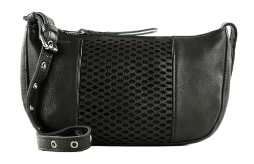 FREDsBRUDER MY Crossbag Black - Sac bandoulière en cuir noir