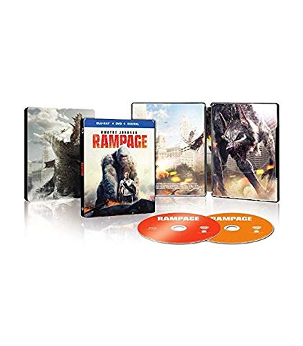 Rampage (blu-ray + DVD ) Steelbook B07FV1MB97 Book Cover