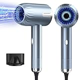 HyAdierTech Haartrockner mit Diffusor, Schnell Trocknender Föhn mit warm/kaltem Knopf...